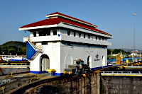 Miraflores Lock Control Tower